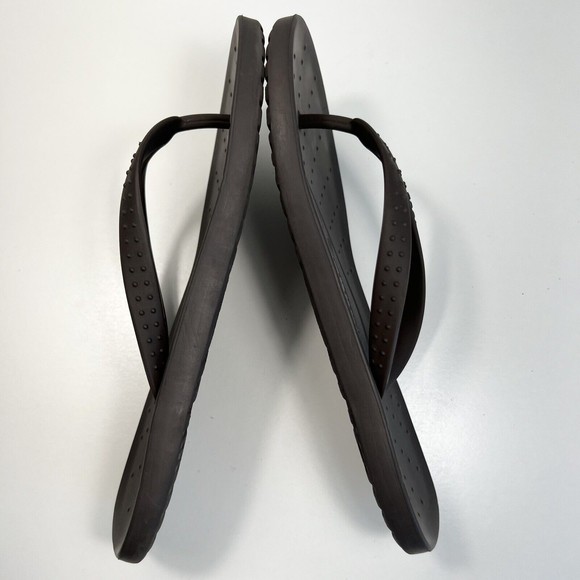 Crocs Flip Flop Thongs Brown Unisex US Size Women’s 5 Men’s 3 - Picture 6 of 8